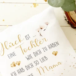 Kissen mit Spruch