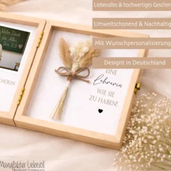 Lehrerin Geschenk personalisiert | Lehrer Abschiedsgeschenk Schule | Danke Geschenk Lehrerin Holzbox mit Namen Dankeschön Klassengeschenk