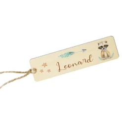 Lesezeichen "Hase" aus Holz mit dem Namen personalisiert | Personalisierte Geschenkidee für Kinder | weitere Motive zur Auswahl