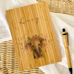 Mädchen Tagebuch Pony mit Namen | personalisiertes Notizbuch Schreibheft Pferd für Kinder als besonderes Geschenk Geburtstag | 7 Motivvarianten zur Auswahl