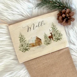 Nikolausstrumpf personalisiert Nikolausstiefel Kinder Erwachsene Weihnachtsstrumpf Name Weihnachtsstiefel Nikolaussocke Weihnachtsgeschenk