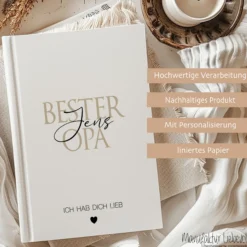 Notizbuch personalisiert Familien Geschenk Mama Notizheft Tochter Geburtstag Geschenk Schwester Papa Oma Opa Bruder Sohn