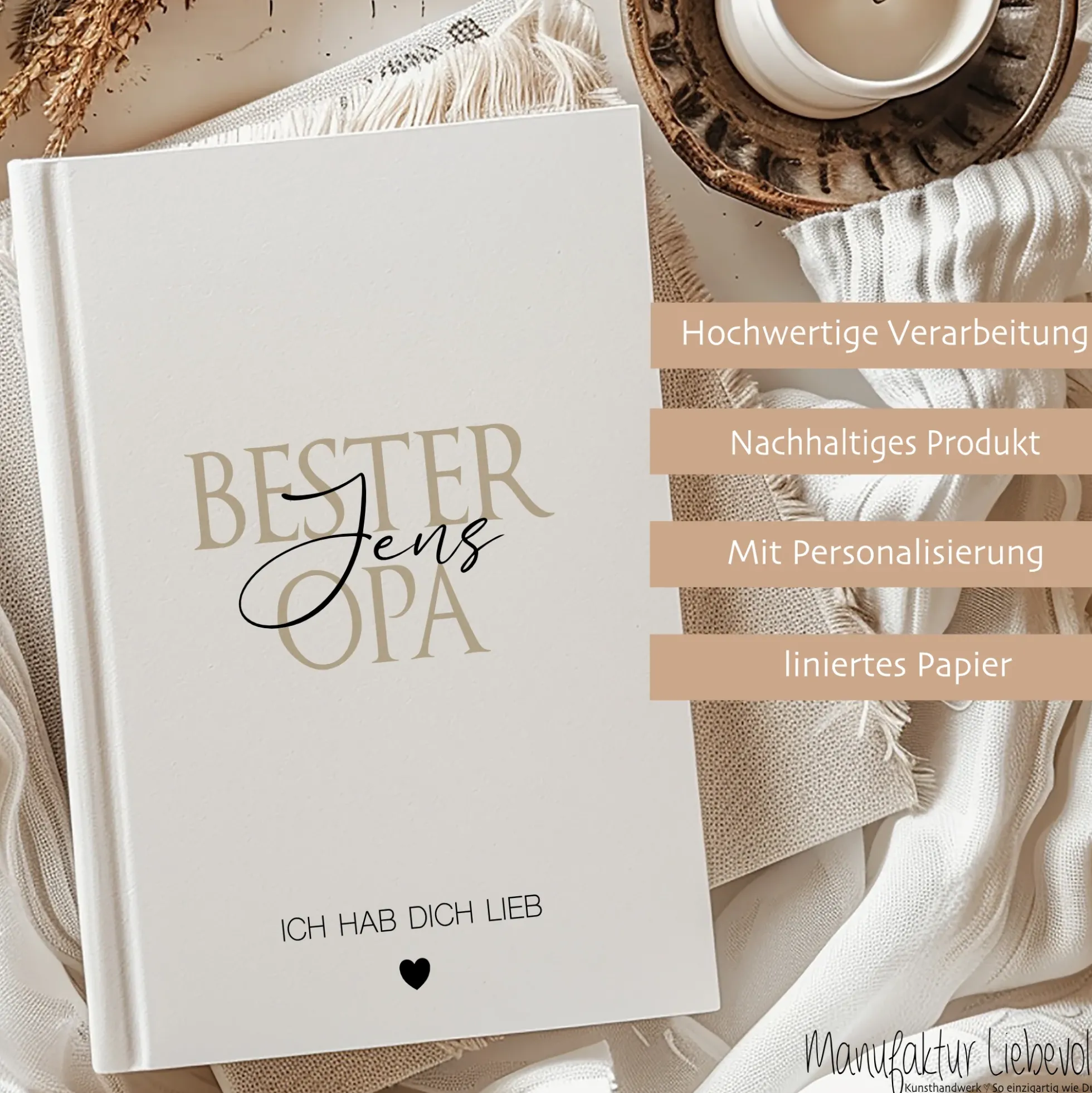 Notizbuch personalisiert Familien Geschenk Mama Notizheft Tochter Geburtstag Geschenk Schwester Papa Oma Opa Bruder Sohn