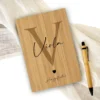 Notizbuch personalisiert Tagebuch mit Namen A5 Journal Mädchen Frauen Männer Teenager Monogramm