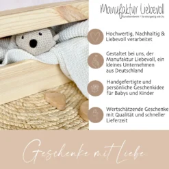 Personalisierte Erinnerungskiste