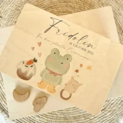 Personalisierte Erinnerungsbox aus Holz mit Motiv 