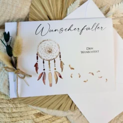 Personalisierte Geldgeschenk Karte Wunscherfüller I Gutschein I Hochzeit I Geburtstagsgeschenk | Jugendweihe KonfirmationI persönliches Geschenk Ruhestand Abschied | Geld verschenken Dankeschön