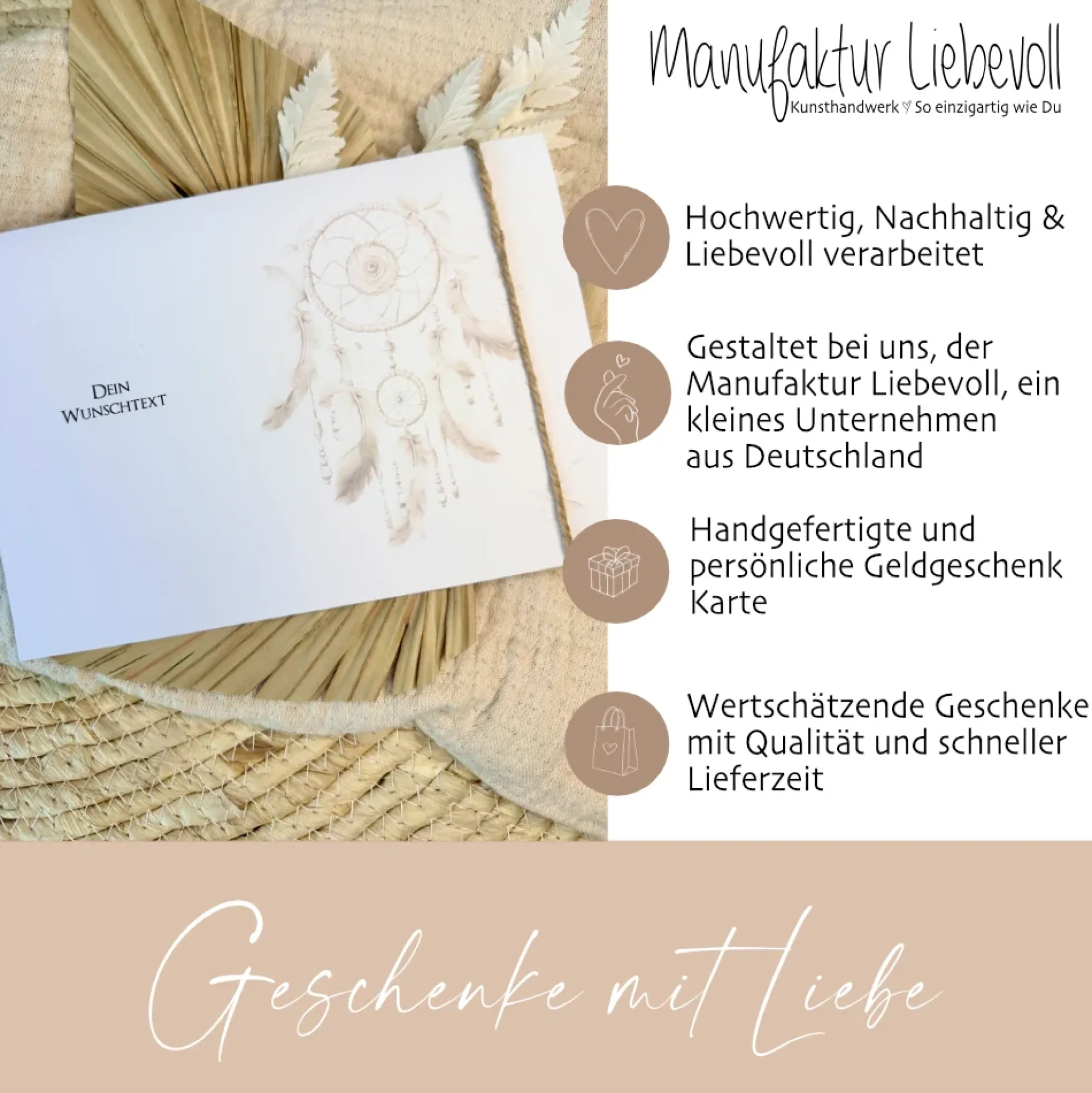 Personalisierte Geldgeschenk Karte Wunscherfüller I Gutschein I Hochzeit I Geburtstagsgeschenk | Jugendweihe KonfirmationI persönliches Geschenk Ruhestand Abschied | Geld verschenken Dankeschön