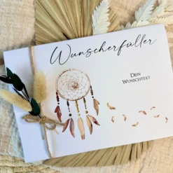 Personalisierte Geldgeschenk Karte Wunscherfüller I Gutschein I Hochzeit I Geburtstagsgeschenk | Jugendweihe KonfirmationI persönliches Geschenk Ruhestand Abschied | Geld verschenken Dankeschön