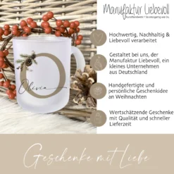 Personalisierte Glas Tasse 