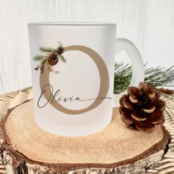 Personalisierte Glas Tasse 