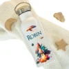 Personalisierte Kinder Trinkflasche "Rakete" für Jungen mit Namen | Thermosflasche Weltraum aus Edelstahl mit Bambusdeckel für Kita Schule | 500ml