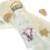 Personalisierte Kinder Trinkflasche „Elefant" mit Namen für Mädchen| Edelstahl Thermosflasche für Kita Schule 500ml