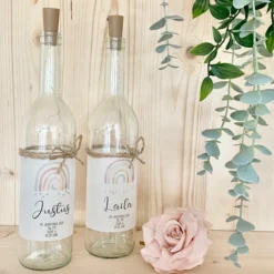 Personalisierte Leuchtflasche