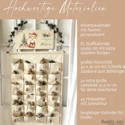 Personalisierter Adventskalender 