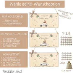 Personalisierter Adventskalender 