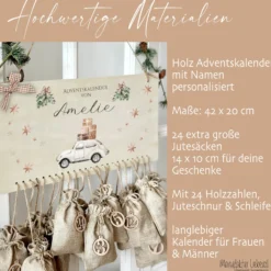 Personalisierter Adventskalender 