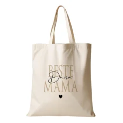 Personalisierter Stoffbeutel, 3 Motive: Beste Mama, Beste Oma, Beste Schwester