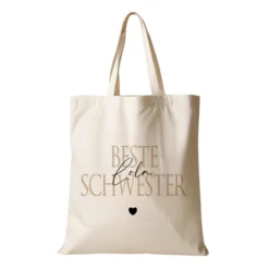 Personalisierter Stoffbeutel, 3 Motive: Beste Mama, Beste Oma, Beste Schwester