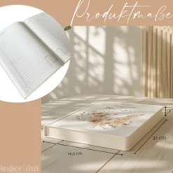Personalisierter Terminplaner 2027 Din A5 | Hardcover Buchkalender mit Name | Florales & Boho Design