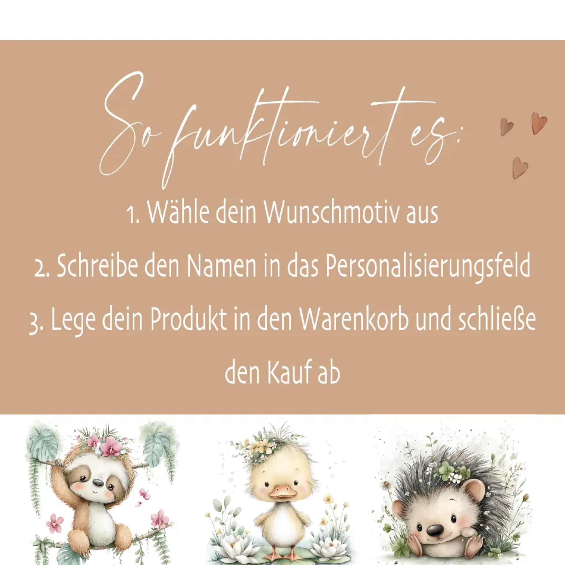 Personalisierter Zahnputzbecher für Kinder mit Namen | Keramik Trinkbecher & Zahnbürstenhalter | Geschenk für Kindergarten, Schule & Geburtstag | Motive: Faultier, Igel, Ente, Otter, Küken