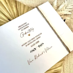 Personalisiertes Geschenk zum runden 18. 20. 30. 40. 50. 60. 70. 80. Geburtstag I Geldgeschenk Spruch Karte I Glückwunschkarte I | Geld verschenken I Geburtstagsgeschenk