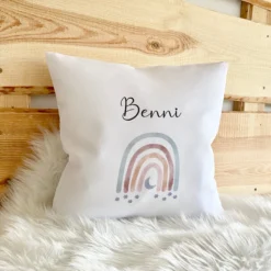 Personalisiertes Kissen für Babys und Kinder | Babykissen “Regenbogen