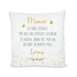 Personalisiertes Kissen mit Spruch 