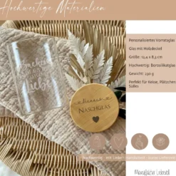 Personalisiertes Naschglas für Plätzchen und Kekse, Keksglas mit Wunschgravur