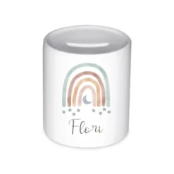 Personalisierte Spardose für Mädchen mit Namen | Schönes Geschenk für Kinder | Niedliches Geldgeschenk u. schöne Geschenkidee | 10 Motive zur Auswahl