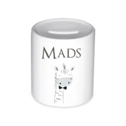 Personalisierte Spardose für Mädchen mit Namen | Schönes Geschenk für Kinder | Niedliches Geldgeschenk u. schöne Geschenkidee | 10 Motive zur Auswahl
