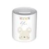 Personalisierte Spardose "Maus" mit Namen für Kinder