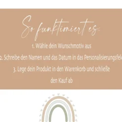 Personalisierte Spardose zur Jugendweihe mit Bambusdeckel – Keramik Sparbüchse mit Namen & Datum – Geldgeschenk Boho Regenbogen – 4 Motive zur Auswahl