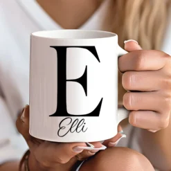 Personalisierte Tasse mit Namen und Buchstaben | 4 Tassenfarben zur Auswahl