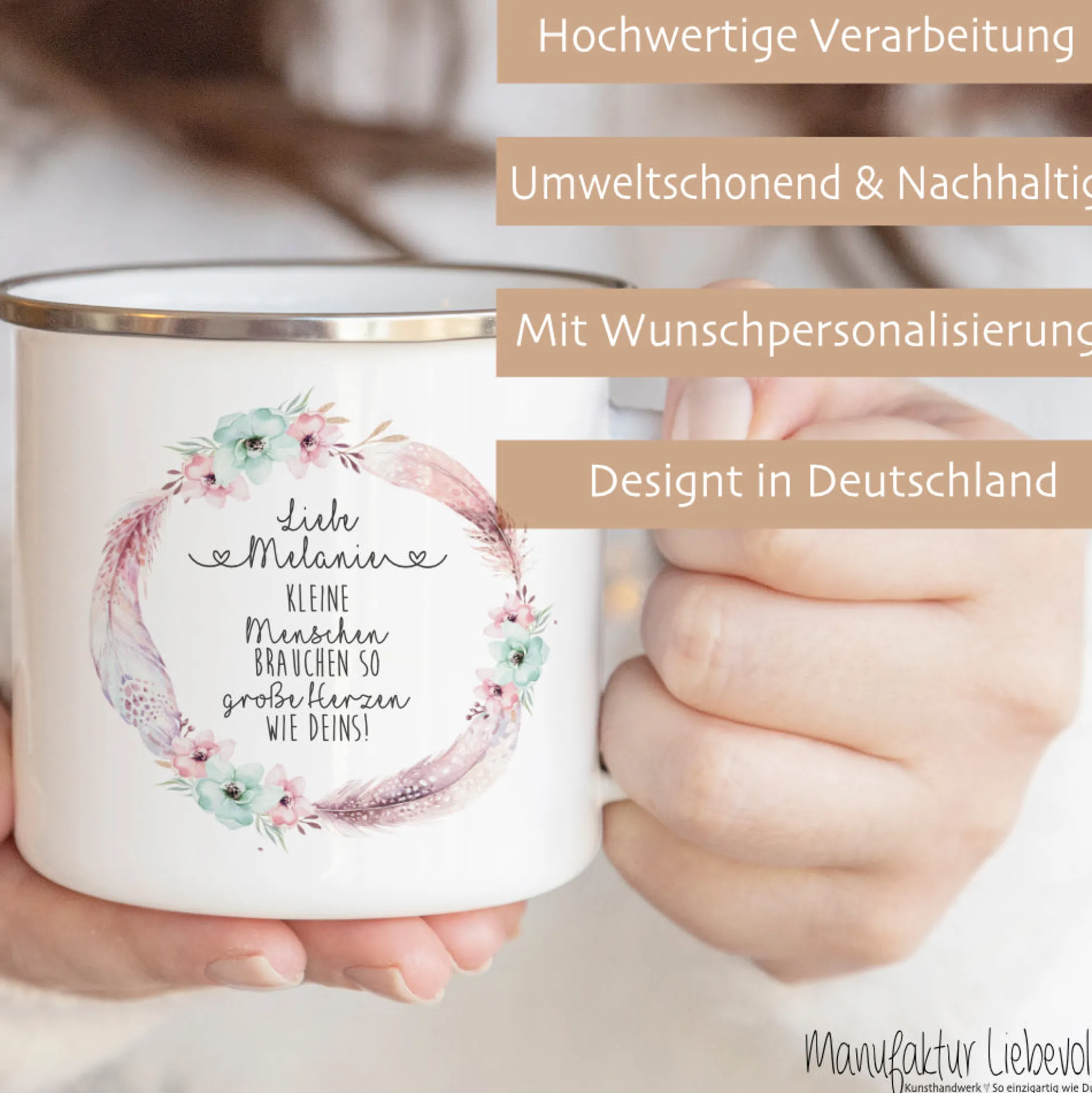 Personalisierte Tasse mit Spruch | Originelles Geschenk u. besondere Geschenkidee für Erzieher, Lehrer u. besondere Menschen die mit Kindern arbeiten | Tassengeschenk als Dankeschön