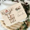 Personalisiert Weihnachten Holzbox Elch Holzbox Geschenk Frohe Weihnachten Personalisierte Heiligabend Box für Kinder Elch Weihnachtsbox