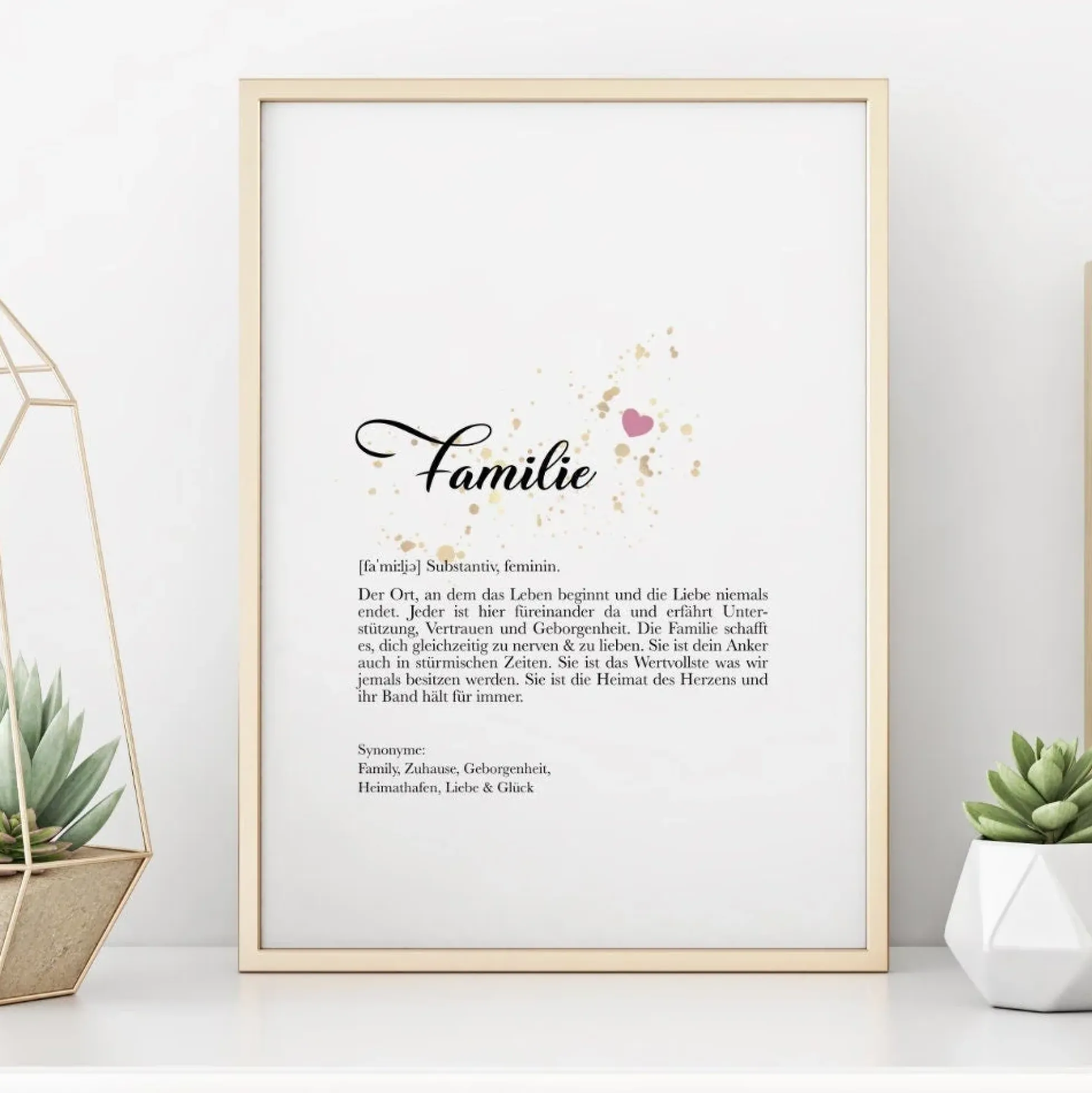 Poster "Mama" mit Definition | Besonderes Geschenk für Mütter | 9 Motivvarianten zur Auswahl