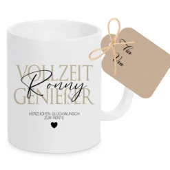 Rente Geschenk Frau Tasse Rente Geschenk Mann Kaffeetasse personalisiert Kollegin Geschenk