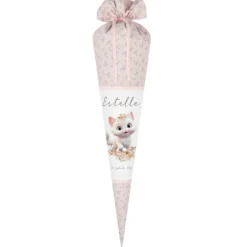 Schultüte Mädchen Personalisiert Schultüte Stoff Katze Zuckertüte Mädchen Schultüte Einschulung