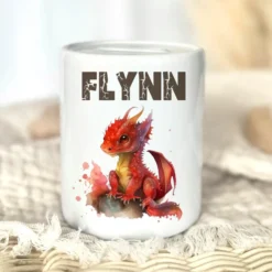 Spardose Drache Spardose Personalisiert Einschulung Junge Geschenk Junge Kinderspardose Drache Spardose Kind Drache