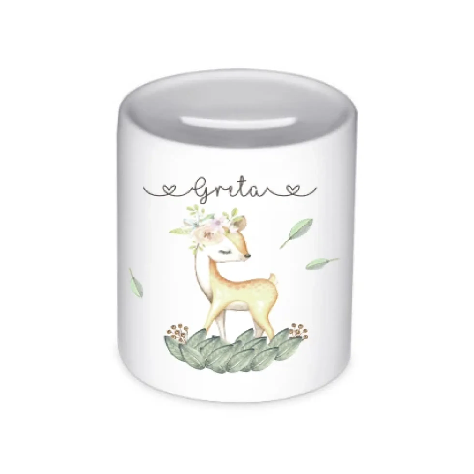 Spardose für Kinder mit Namen | Personalisiertes Geschenk für Mädchen u. Jungen | Originelles Geldgeschenk u. handgefertigte Geschenkidee | 10 Motive zur Auswahl