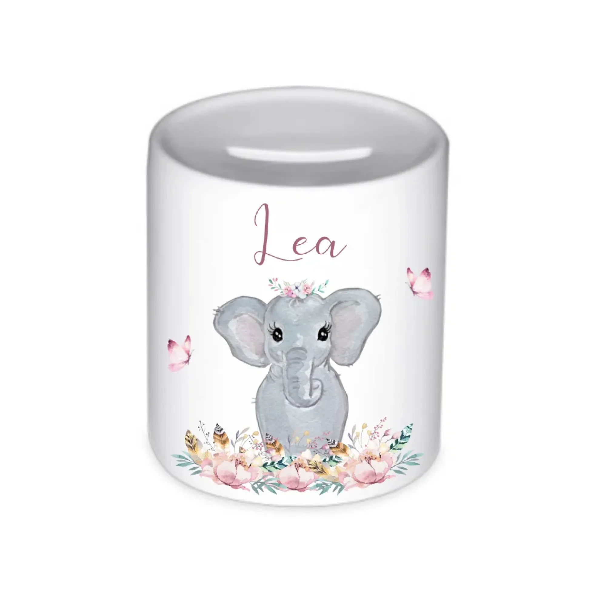 Spardose Hase mit Namen für Kinder | Personalisiertes Geschenk für Mädchen | Originelles Geldgeschenk u. handgefertigte Geschenkidee | 11 Motive zur Auswahl