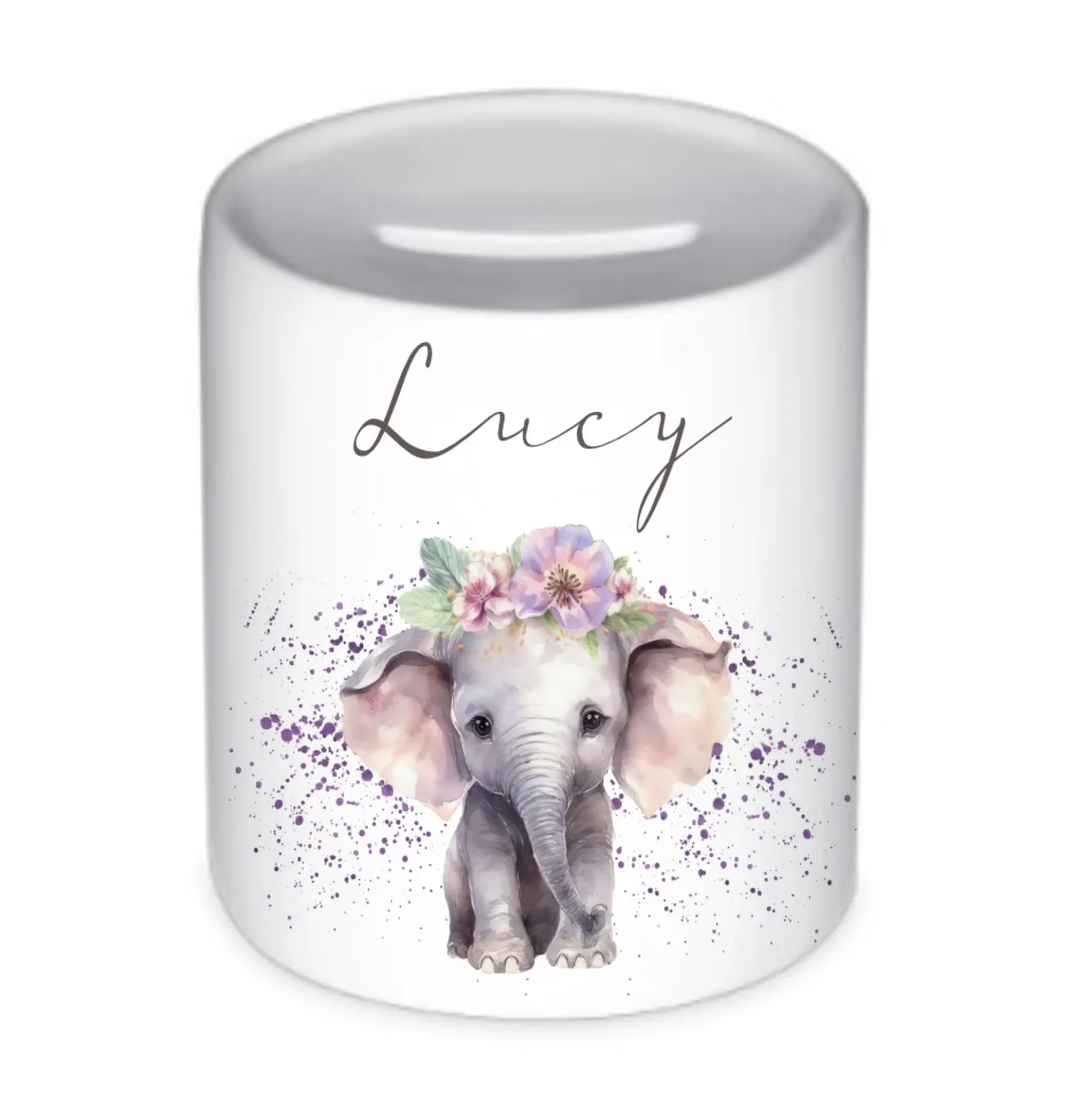 Spardose "Pony" mit Namen für Mädchen | Geschenk für Kinder | Personalisiertes Geldgeschenk I Geschenkidee zum Geburtstag | 10 Motive zur Auswahl