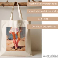 Stoffbeutel bedruckt, Motive: Cowgirl mit Boots, Respectfully, Thank u, next