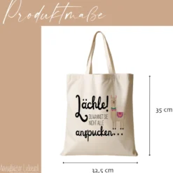 Stoffbeutel Lama Stofftasche Spruch Llamasté, Lächle... anspucken, Love ist Llamazing, No drama Llama