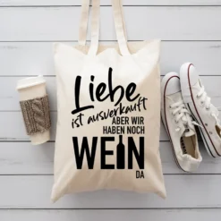 Stoffbeutel mit Spruch, Einkaufstasche mit lustigen Sprüchen