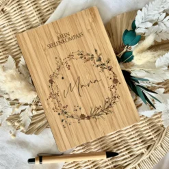 Tagebuch personalisiert Notizbuch mit Namen A5 Journal Mädchen Frauen Männer Teenager Geschenk Schreibheft Journal Notizheft Kugelschreiber