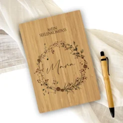 Tagebuch personalisiert Notizbuch mit Namen A5 Journal Mädchen Frauen Männer Teenager Geschenk Schreibheft Journal Notizheft Kugelschreiber