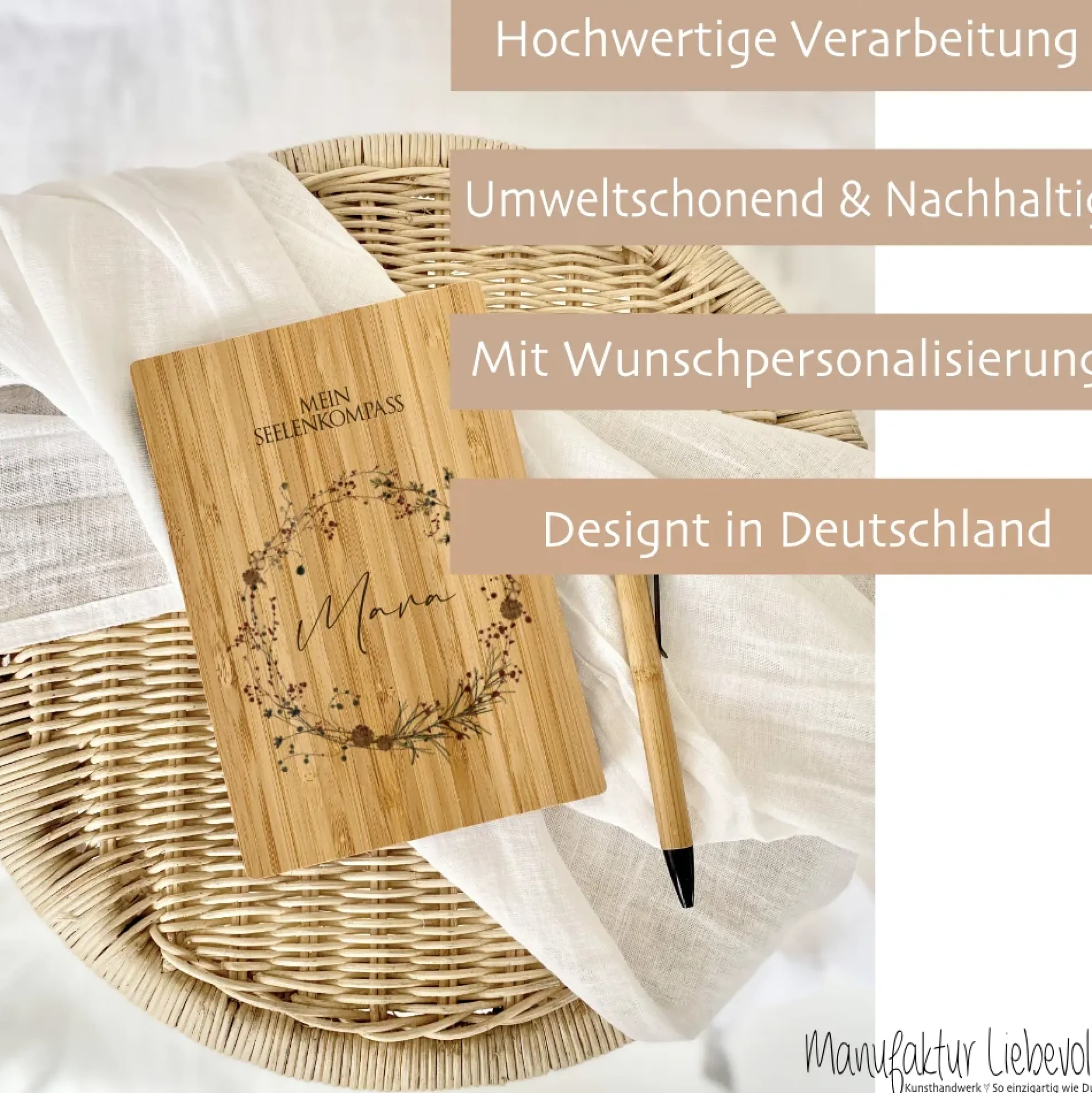 Tagebuch personalisiert Notizbuch mit Namen A5 Journal Mädchen Frauen Männer Teenager Geschenk Schreibheft Journal Notizheft Kugelschreiber