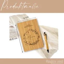 Tagebuch personalisiert Notizbuch mit Namen A5 Journal Mädchen Frauen Männer Teenager Geschenk Schreibheft Journal Notizheft Kugelschreiber